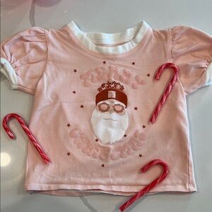 Sugarplum Lane Baby x Santa Top